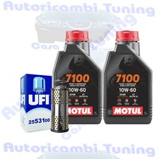Set Service Öl Motul 7100 10W60 Filter für Moto Guzzi V50 Monza II 500 1988>