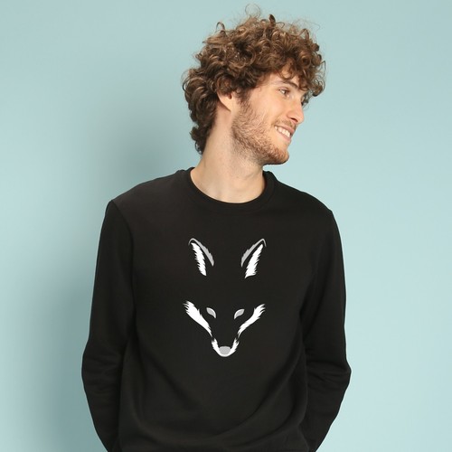 Herren sweatshirt schwarz - herren,