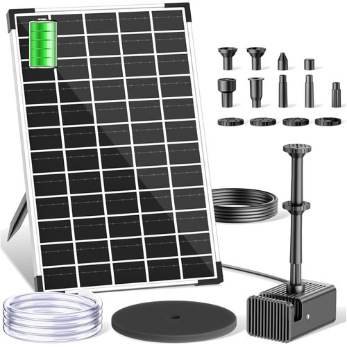 Solar gartenspringbrunnen - solar,