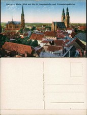 Speyer Panorama zur St. Josefskirche Gedächtniskirche der Protestation 1910