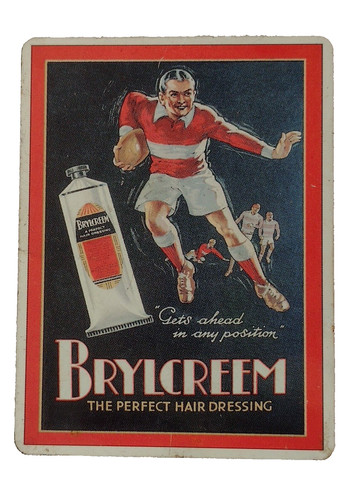 Brylcreem friseur werbeschild - friseur,