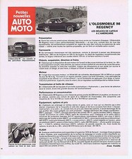 WERBUNG WERBUNG 045 1977 L'OLDSMOBILE 98 REGENCY