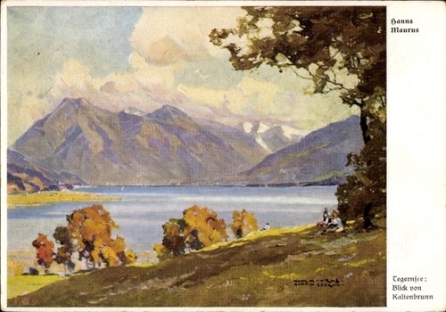 Künstler maurus hanns - künstler, ak
