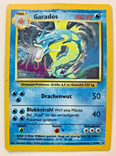 Pokemon karte garados - 6),
