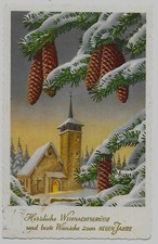  Alte Postkarte  Fröhliche