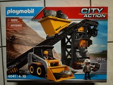 Playmobil City Action Förderanlage mit Kompaktlader 4041 Neu und OVP Baustelle