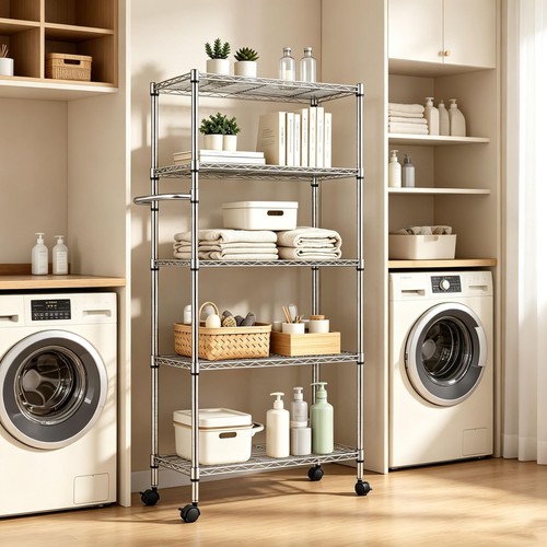 Ebenen metallregal aus - 5,