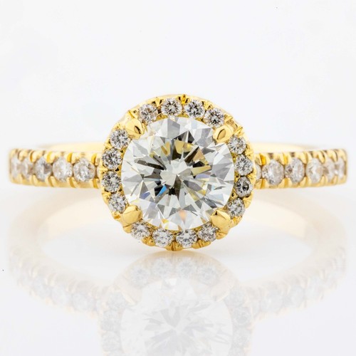 Ring 750 18k gelbgold - ring, 750/18k