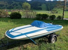 Sportboot mit Trailer 40 PS