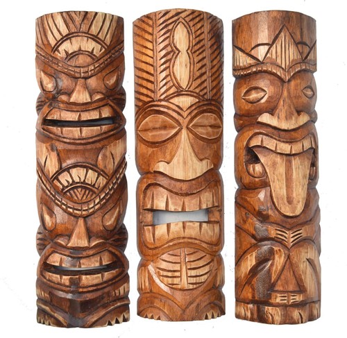 Tiki masken 50cm - tiki,
