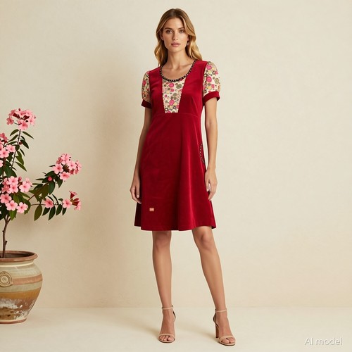 Alltag kleid tulip tatamo rot - tulip&tatamo,