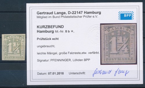 Hamburg 4 schilling - hamburg, 1/4