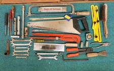 Werkzeug Konvolut Sammlung Sägen Maulschlüssel Gedore Rohrzange Heyco Heckenrose