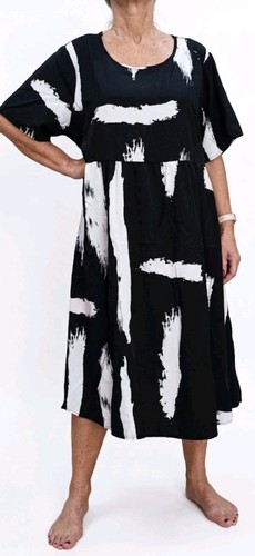 Damen pinselstrich kleid - pinselstrich, gr