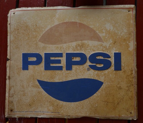 Altes pepsi blechschild - pepsi,