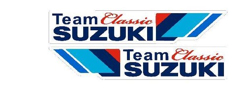 Team classic suzuki aufkleber - team,