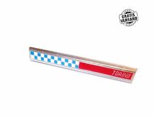 EMBLEM BADGE ALFA ROMEO MONTREAL FIAT 850  "TORINO" ROT FLAGGE EMAILLIERT METALL