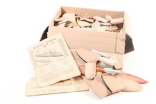 CAB Flottenbaukasten für Handelsschiffe Holz Schiffsbaukasten ca. 1930 Dampfer