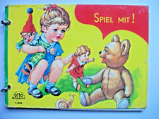 selten "SPIEL MIT!" Ringbilderbuch um 1960, Verlag OTTO MORAVEC WIEN