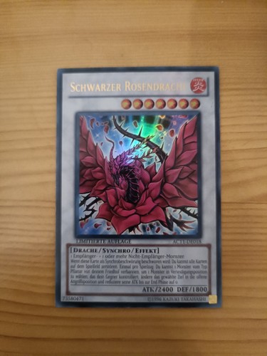 Yugioh schwarzer rosendrache - yugioh,