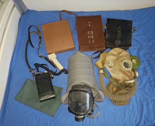 Ddr konvolut gasmasken - konvolut:,