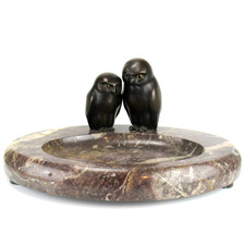 Große Marmor Schale mit