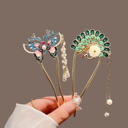 Pearls shaped hair - u,