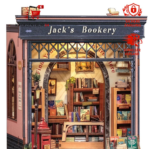 Diy buch nook kit miniaturhaus - diy,