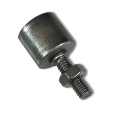 Gleitrolle Führungsrolle Stahl 37 x 75 mm Laufrolle Umlenkrolle 