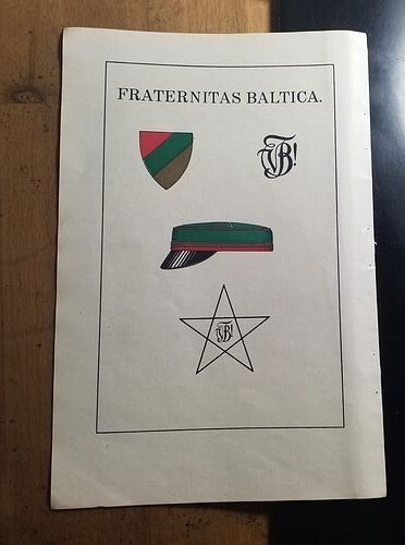 Fraternitas baltica riga tafel - fraternitas,
