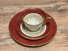 Thomas Bavaria • Sammeltasse • Sammelgedeck • Elfenbeinfarben - Rot • Goldmuster