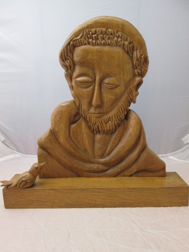 Schöne holzfigur heiliger - holzfigur, ~