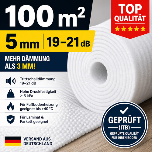 Trittschalldämmung 5mm - , –