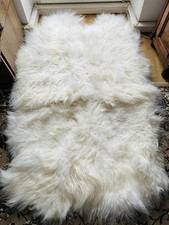 Island Fellteppich 4er Schaffelldecke Bett Islandfell Kaminfell 200 X 120 cm