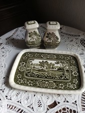 Konvolut Rusticana Grün Pfeffer + Salz Butterplatte Villeroy + Boch