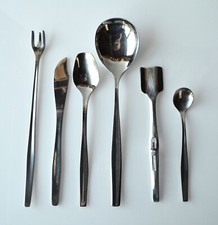 WMF Besteck FRANKFURT 6 Servierteile Cromargan poliert von Heinz Pfeiffer