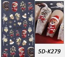 Nagel Design Nagelfolie 3D Art Nagel Sticker Nail Selbstklebend Studioqualität