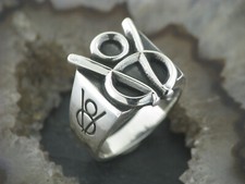 Silberring Ring V8 Version 1932er Ford Silber 925 V8 Motor Chevy Dodge Buick