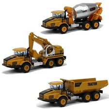 Baustellen Set 3 LKW Fahrzeuge