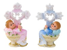 Tortenaufsatz Tortenfigur Dekofigur Baby Tauffigur Taufe Geburt Taufbecken 11 cm