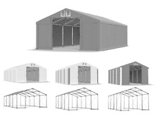 LAGERZELT 4x6-8x12m Zelthalle INDUSTRIEZELT Weidezelt Unterstand PVC WP NEU