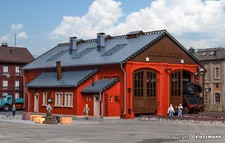 Vollmer H0 45753 - Lokschuppen mit Türschließvorrichtung Bausatz Neuware