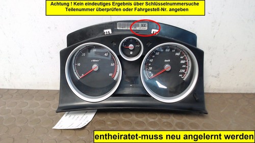 Tachoeinheit opel astra 9 - opel, 1.9