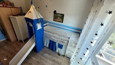 Hochbett mit Rutsche Kinderbett