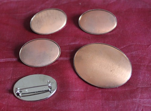 Broschen oval schmuck - 5,