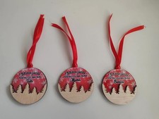 Weihnachtskugel aus Holz |