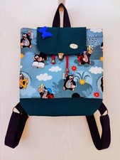 Niedlicher Kinder-Rucksack , Kita-Rucksack "Kleiner Maulwurf" Pauli handmade neu