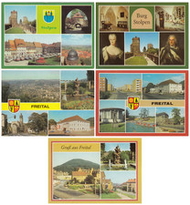 5 DDR Ansichtskarten /