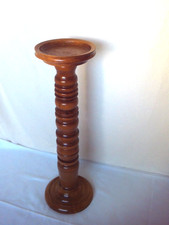 Holz Blumensäule Vintage