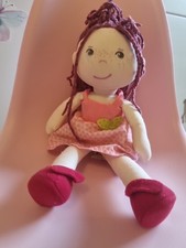 HABA Kuschelpuppe Coco 30cm Kuscheltier Stofftier Spielzeug